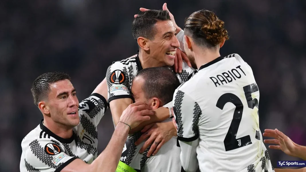 DIA MARIA JUVENTUS EUROPA LEAGUE