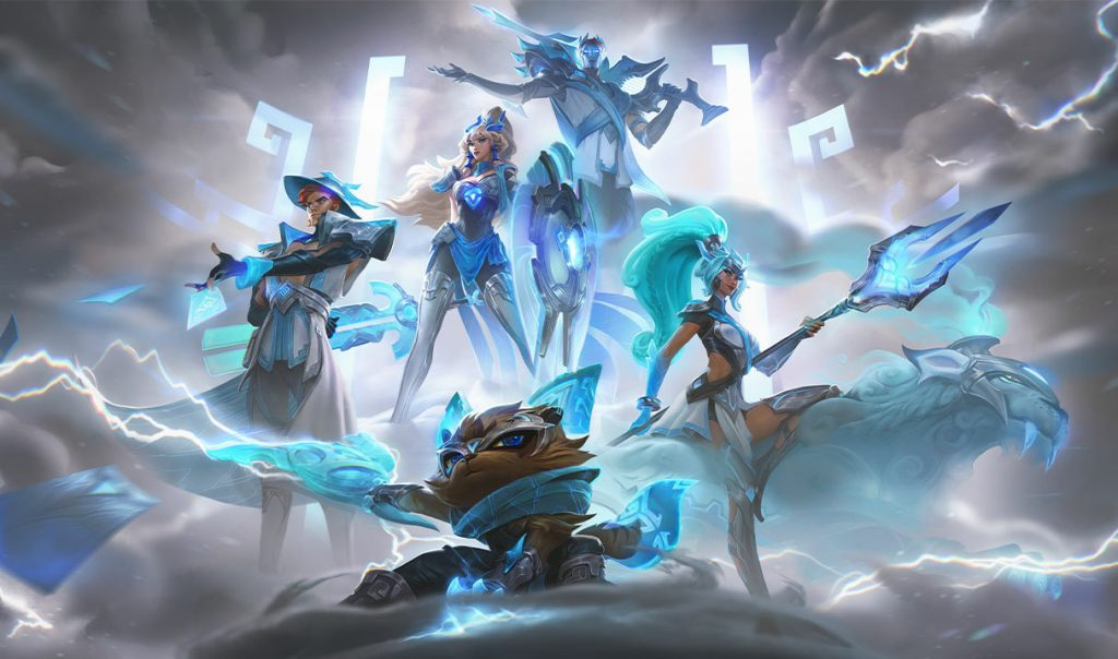 Pantalla de inicio del servidor de League of Legends