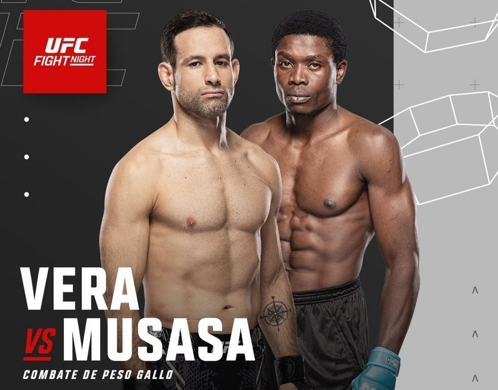 Cartel de Carlos Vera vs Josias Musasa.