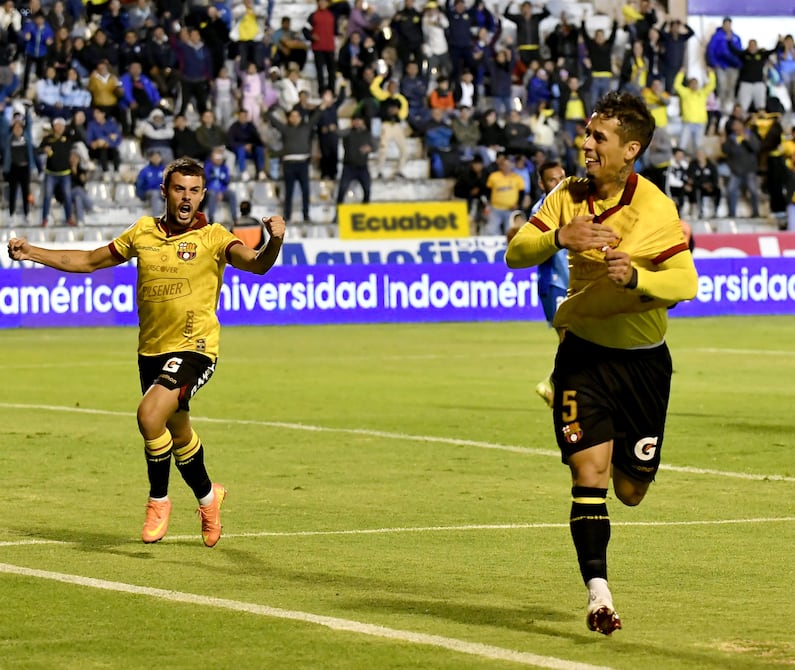 Jugadores del Barcelona de Ecuador celebrando