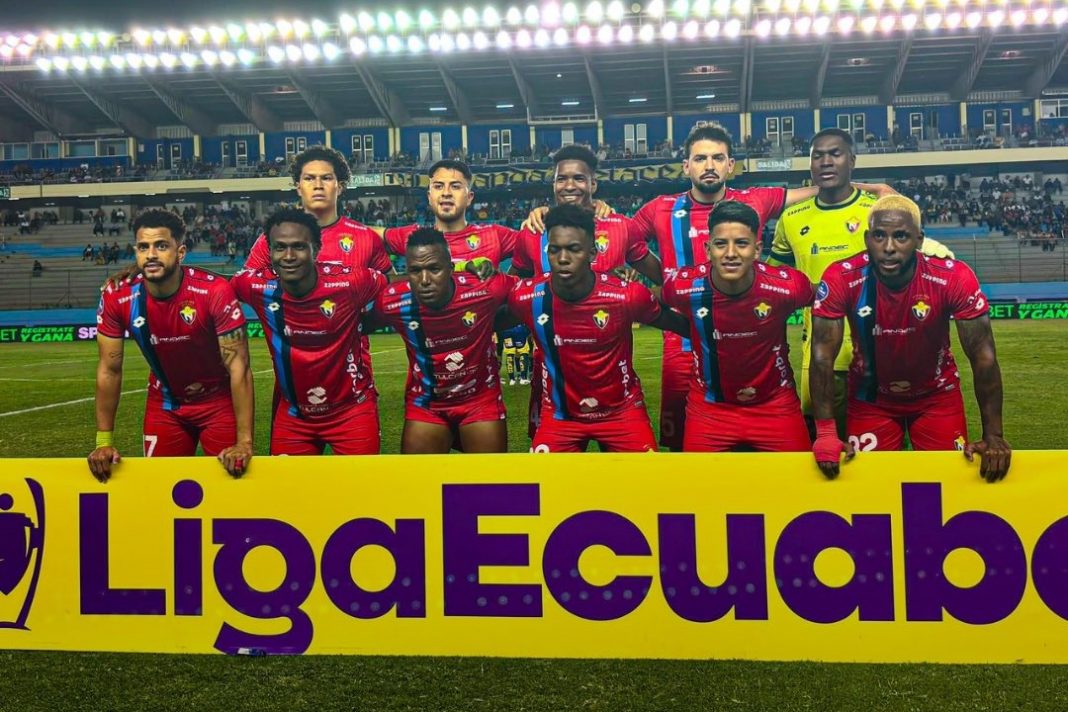 Alineación de El Nacional conttra Delfín.