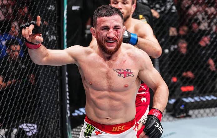 Merab Dvalishvili en su último combate.