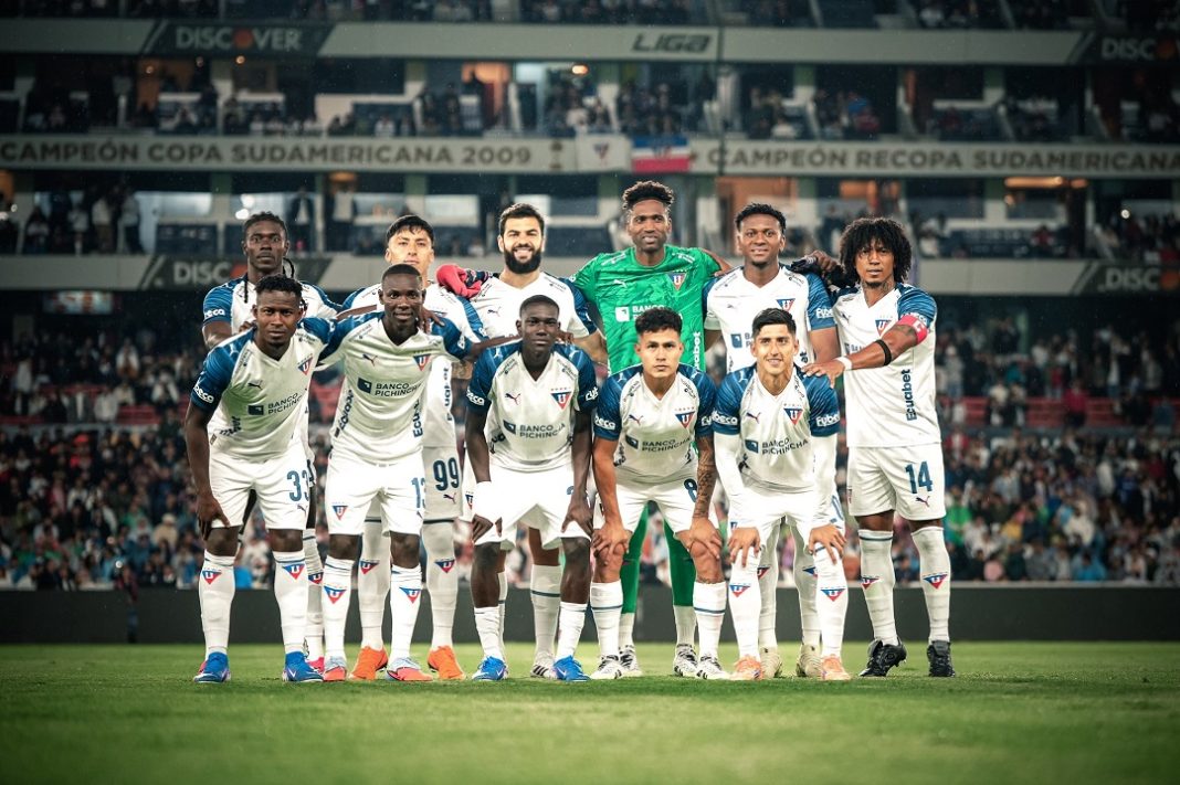 Alineación de LDU Quito en la pretemporada.