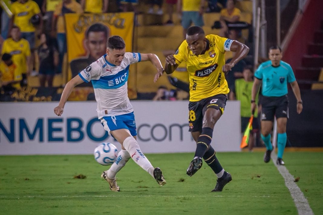 Barcelona SC vs Boca Juniors en la ida.