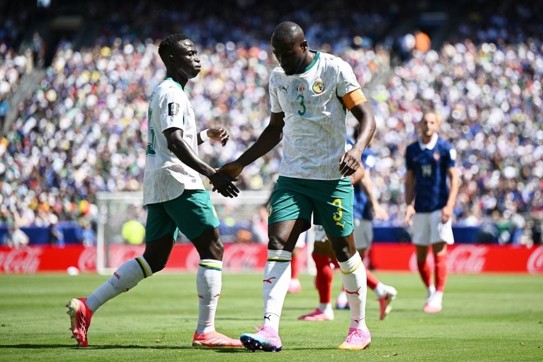 Jugadores de Senegal.