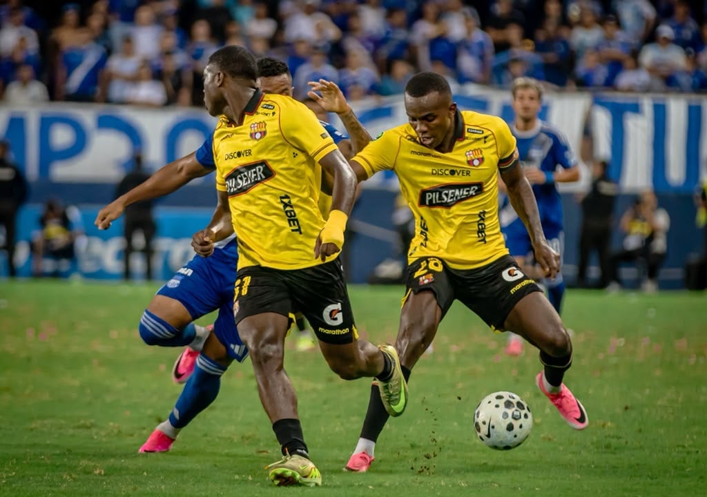 Jugadores de Barcelona SC en la jornada 18 de la LigaPro 2026.